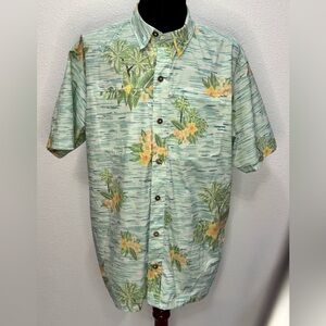 World Wide‎ Sportsman Hawaiian Tropical Print Short Sleeve Shirt 616WWS21-9056W